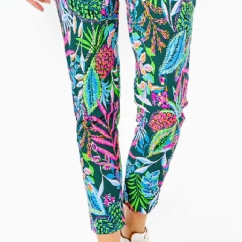 Lilly Pulitzer Corso Pants UPF 50+ Sunshine Jungle Golf Luxletic